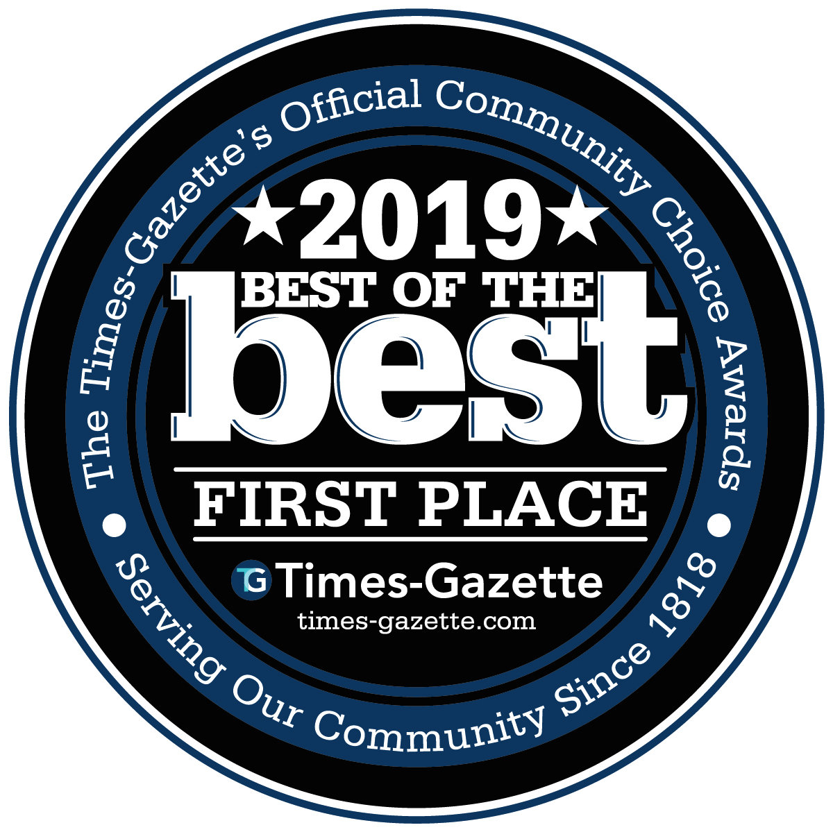 2019 Best of the Best - First Place Logo